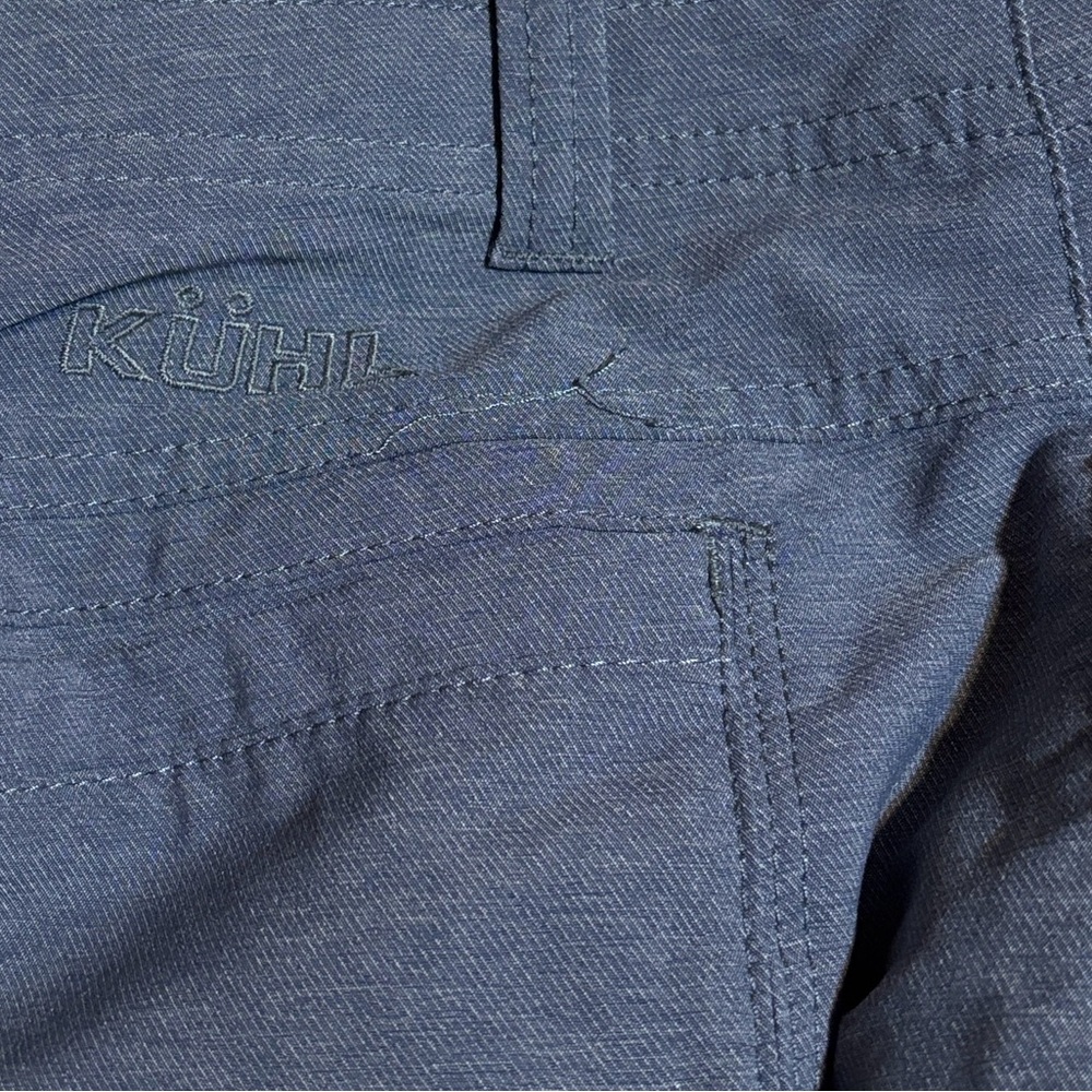 Kühl Men’s Shift Amphibia Short Size 31 Blue Casual Outdoor 6-Pocket UPF 50+ - Picture 13 of 13